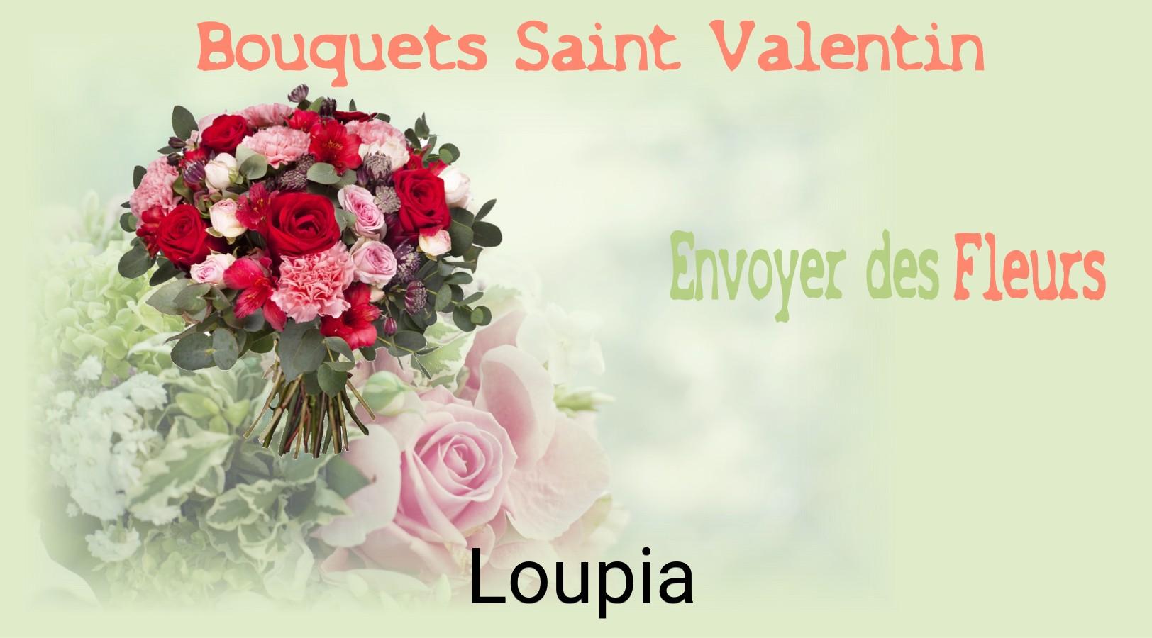 Roses de Saint-Valentin livrées à Loupia